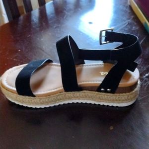 Black Strappy sandals